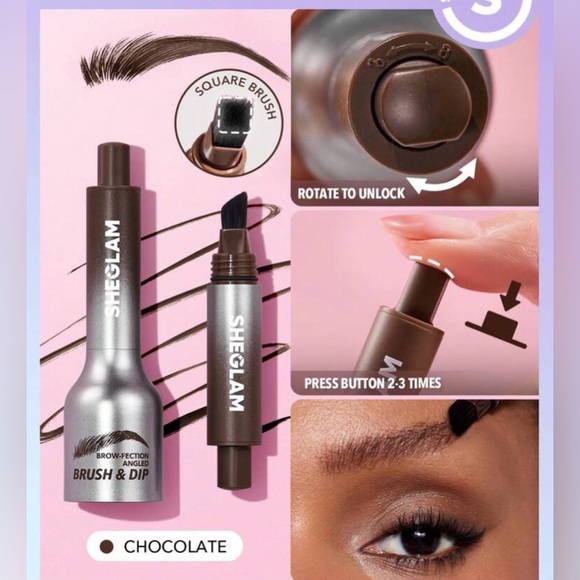 SHEGLAM | Brow-Fection Angled Brush & Dip-Chocolate Hair-Like Strokes - Picture 8 of 10